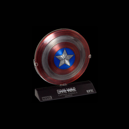 CAPTAIN AMERICAN SHIELD – 1:6 SCALED REPLICA CAPTAIN AMERICA; CIVIL WAR CONVENTION EXCELUSIVE